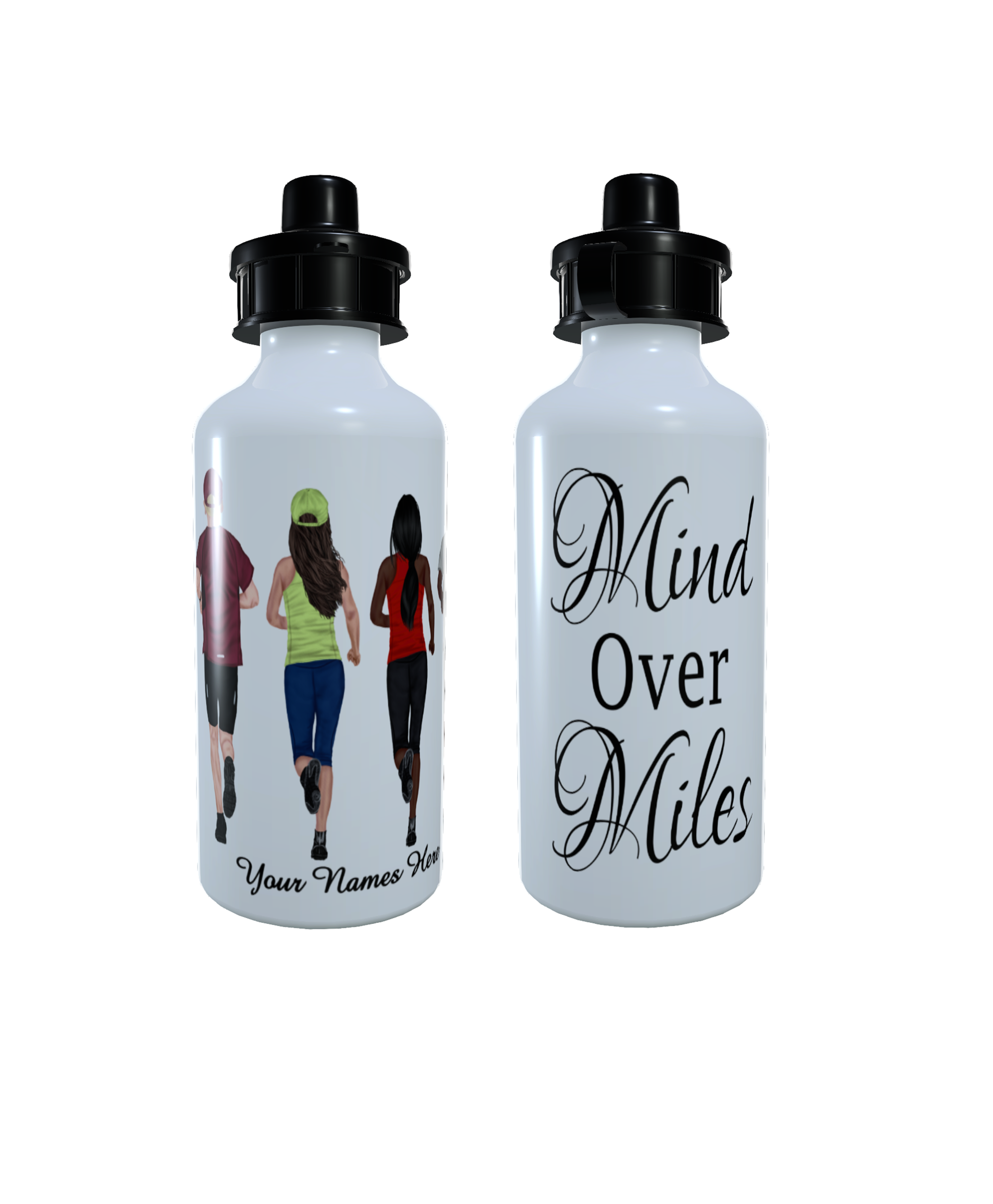 Running Best Friends Water Bottle, Gift for friend, Work Out - Click Image to Close